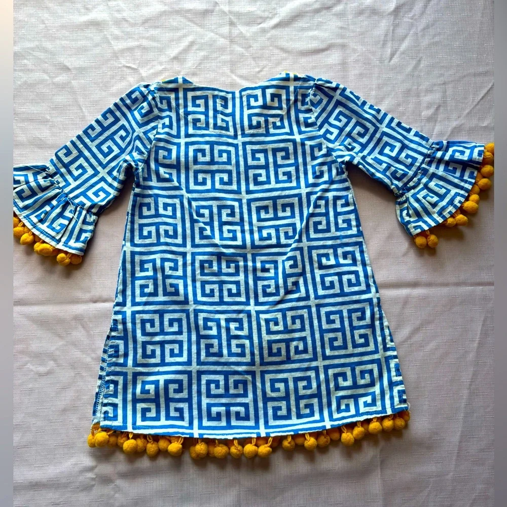 Mud Pie Toddler 100%‎ Cotton Groovy Tunic Coverup Size 4T